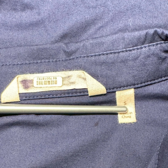 🌻 Soft Surroundings Ella Floral Appliqué Tunic Top Navy size Small - Picture 8 of 11